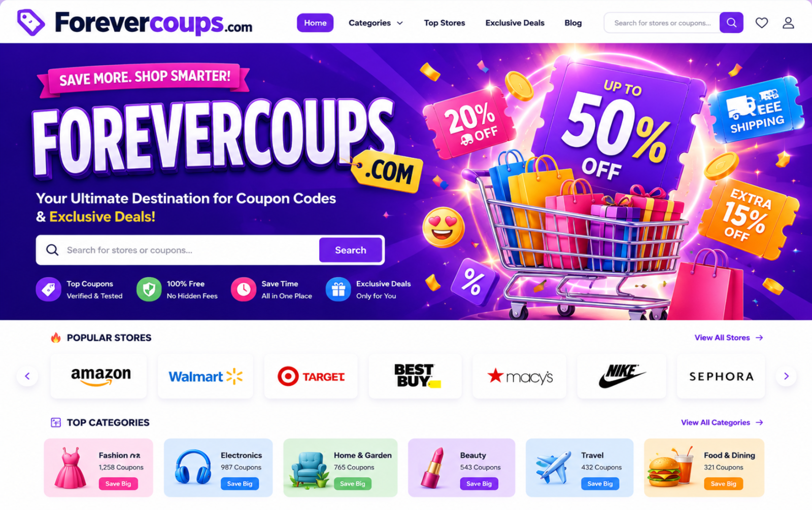 Forever Coupons